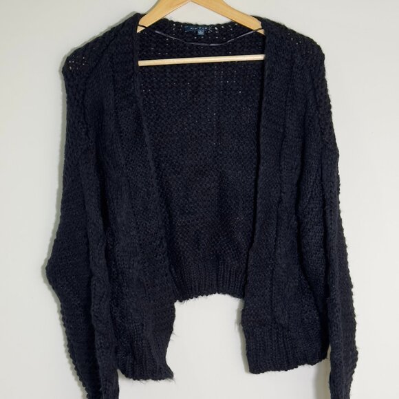 Kirious Cable Knit Oversize Open Front Sweater Size Large - Picture 2 of 12